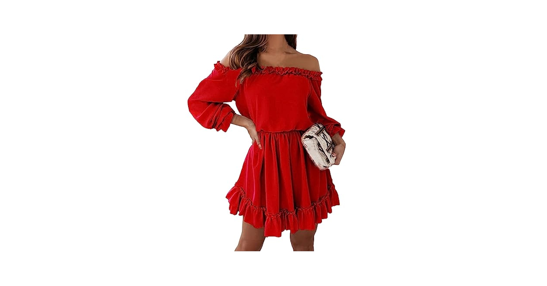 【AMI】Mini off-shoulder rib dress/追跡+関税+全国送料込み $_57.JPG?set_id=8800005007