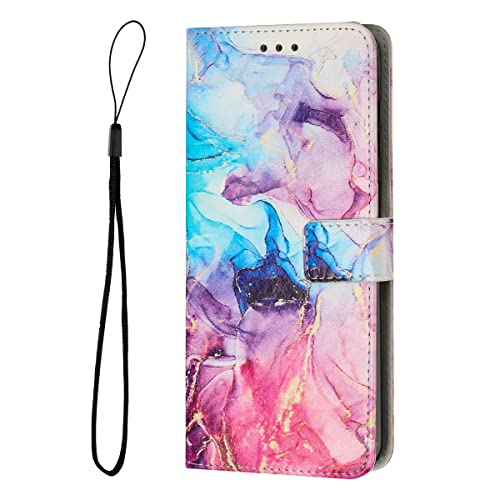Housse iPhone 15 Pro rose violet à rabat idéale pour le streaming