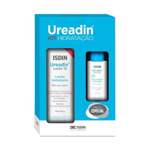 Kit Loção Hidratante Corporal Isdin Ureadin 10% Ureia 400ml + Gel de Banho Hidratante 100ml