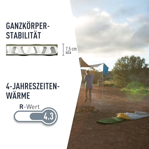 Sea To Summit Camp Plus selbstaufblasbare Isomatte Regular Wide 183x64cm