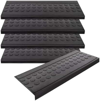 Tappetini Gradini In Gomma - Set 10 Pezzi, 25x65cm, Antiscivolo, Per Esterni - Foto 6