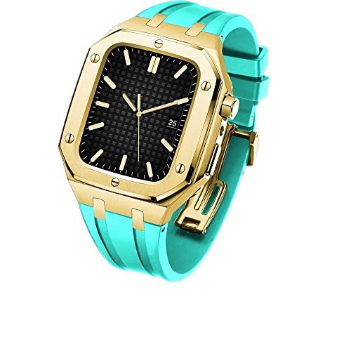 Bracelet montre acier Apple Watch SE 44mm pour un style pro au bureau