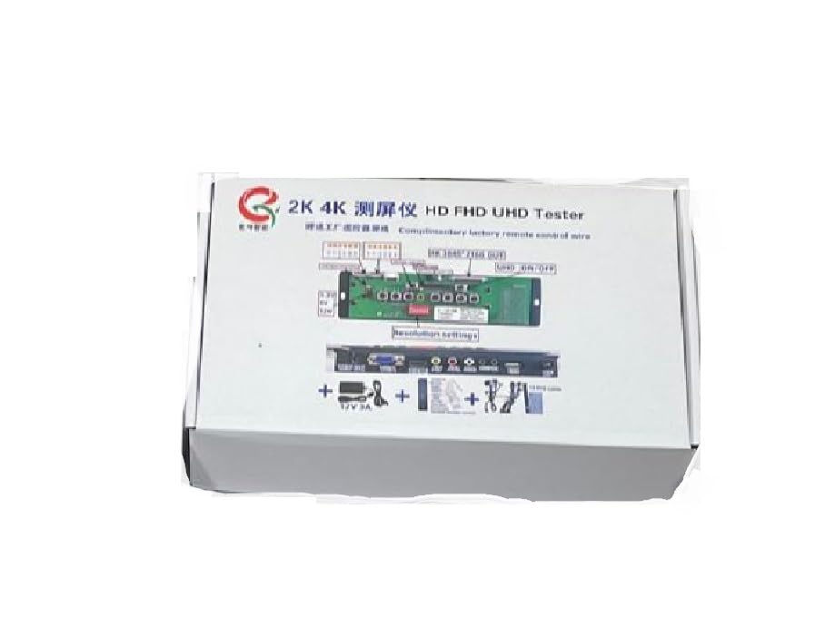 DHRUVPRO LCD TV 2K 4K Screen V-by-one/vb1/Vb-one+LVDS LCD Screen Tester Dot Screen Meter/Device 4K 2K LCD Screen Tester