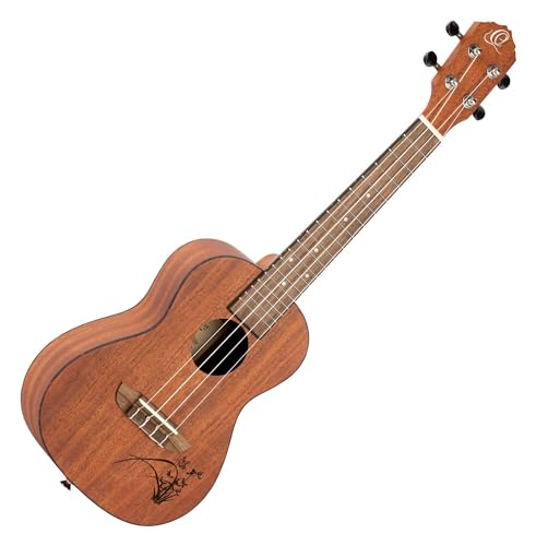Konzert-Ukulele Ortega Guitars Akustisch Bonfire Series