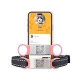 Smart Slide-On QR Code Pet Tag β Silent Dog & Cat ID Tag with Laser Engraving β Stainless Steel & Silicone β No App Needed β Custom Pet Profile β Fits Most Collars (Light Pink, Small)