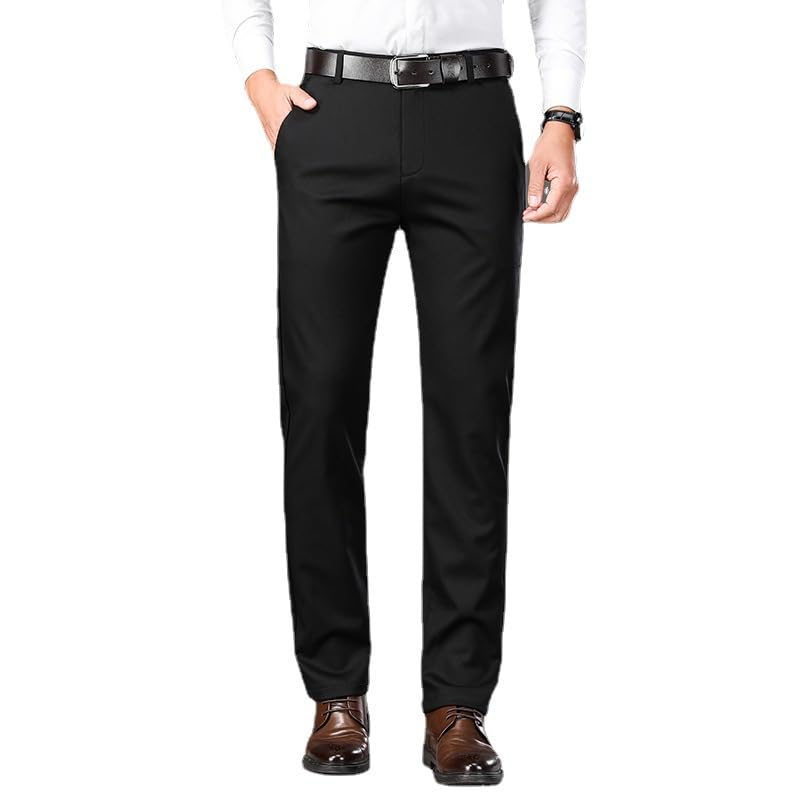 Calormas Mens Pants,Calormas Mens Dress Pants,Calormas Pants,Timelessflex - Men's High Stretch Straight Fit Pants