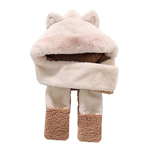 DUHGBNE-Kindermuetze-Winter-Warme-Muetze-Beanie-Baby-Beanie-fuer-Maedchen-und-Jungen-Strickmuetze-mit-breiter-Krempe-Kleinkind-Baby-Muetze-Baby-Slouch-Kinder-Beanie