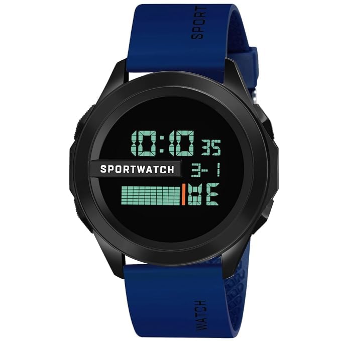SWADESI STUFF Sport Watch Multi Function Day and Date Digital Back Light Sport Watch Mens and Boys