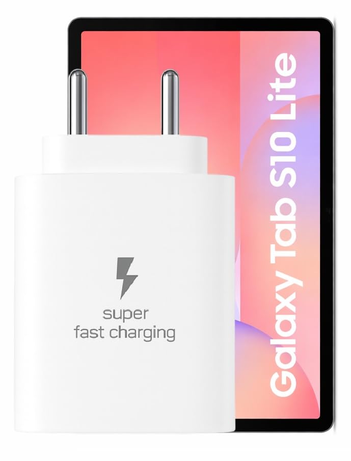 25W Type-C Charger with Cable Compatible with Samsung-Galaxy Tab S10 Lite | Super Fast Charger Adapter for S23/S24/S25/S21Fe/A14/M17/M06/M07/M05/F05/F15/F06/M36/A55/ F17/A16/M16/A36/A35/A26, White-image-45