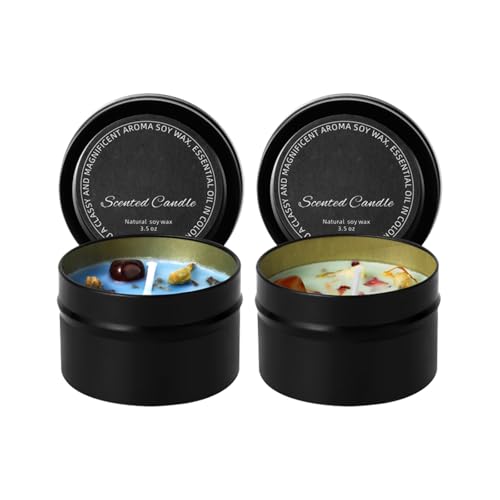 Reviews de Pure Juego - los preferidos. 49 Glitzcharm Velas Aromaticas 2 Piezas Cera de Soja 100 Pura Juego de Velas Aromáticas de Flores Secas Alivio Del Estrés y Relajación Regalo para San...