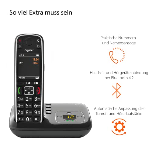 Schnurloses Telefon-Duo Gigaset E720A für Senioren