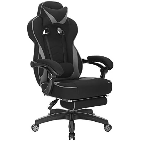 Silla de Escritorio Ergonómica WOLTU Racing Tela Gaming Cover