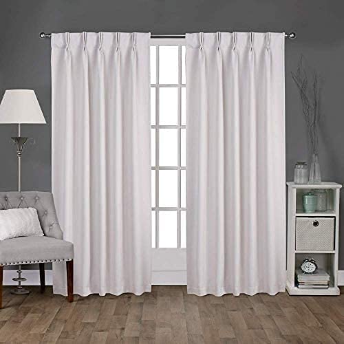 Magic Drapes Pinch Pleat Blackout Curtain for Bedroom Thermal Insulated Curtains for Living Room Darkening Spill Proof Door Window Curtain Panel for Home (White, Custom Size) Magic Drapes Pinch Pleat Blackout Curtain for Bedroom Thermal Insulated Curtains for Living Room Darkening Spill Proof Door Window Curtain Panel for Home (White, Custom Size)