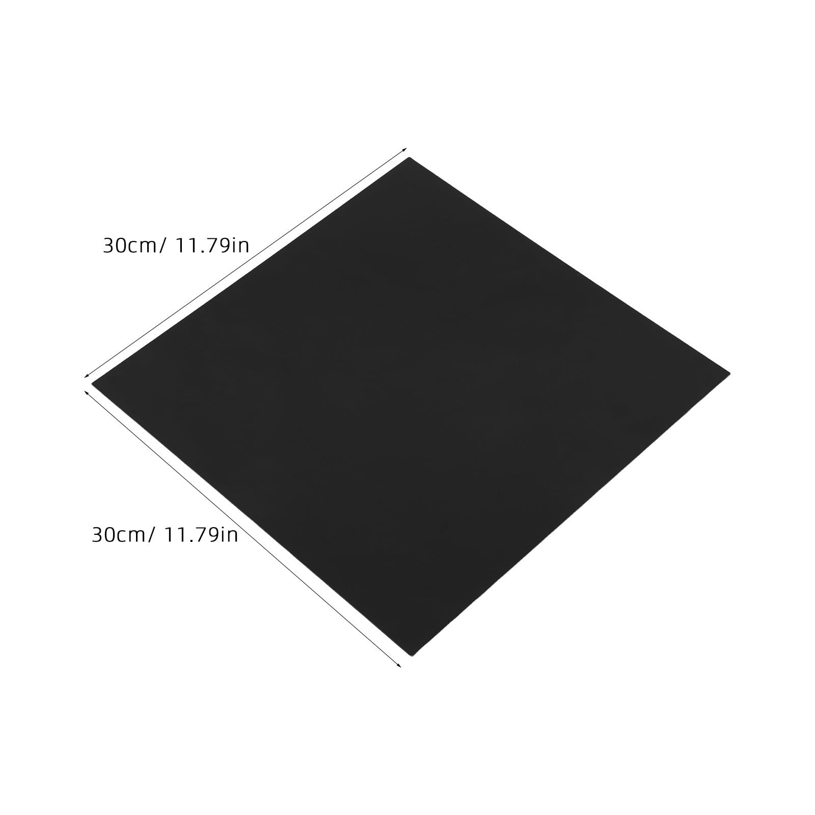 SHINEOFI 4 Stück Schwarze Acrylplatten 2mm 30 X 30cm Leicht zu Schneiden und Gravieren Vielseitig Einsetzbar für Bastelarbeiten und Heimdekoration mit Schlankem Design