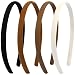 Vovii 4Pcs Thin Headbands For Women Girls No Headache Pressure Comfortable Headbands for Women Non Slip Fabric Skinny Narrow Hairbands Head Bands for Women's Hair Accessories