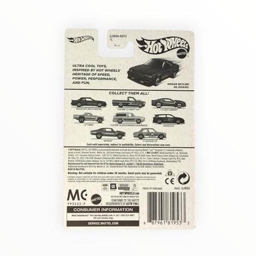 Hot Wheels Nissan Skyline RS Azul Flying Customs miniatura 2