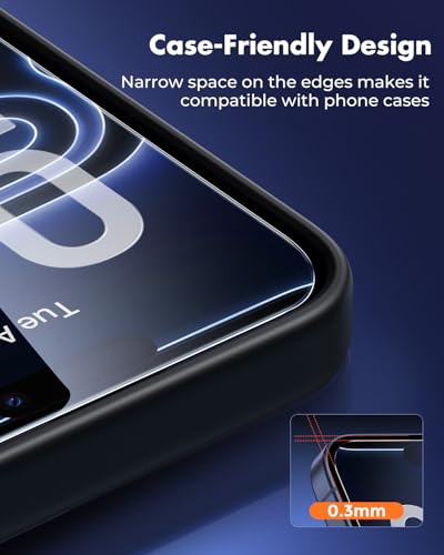 Image of UNBREAKcable 3-Pack Screen Protector for iPhone 17 Pro, Double Shatterproof Tempered Glass [Easy Installation Frame] [9H Hardness] [99.99% HD Clear] [Case Friendly] for iPhone 6.3 inch