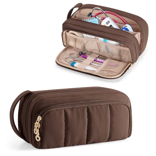 Image of Trunab Stethoscope Case Compatible with 3M Littmann /MDF /ADC, Chocolate