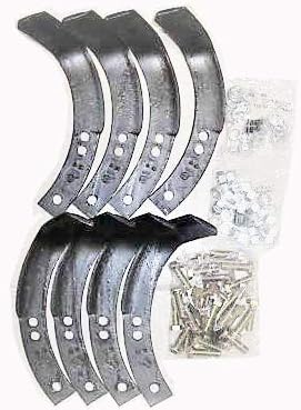 Craftsman Tiller Tines, 8 Tine Set, Quality Reproduction Replaces 4460J,4459