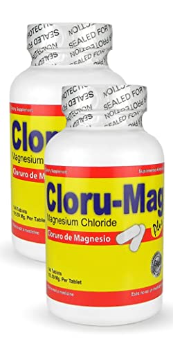 Magnesium Chloride Tablets - CLORU-MAG PLUS 2 Pack - (CLORURO DE MAGNESIO) Magnesium Chloride Tablets - CLORU-MAG PLUS 2 Pack - (CLORURO DE MAGNESIO)