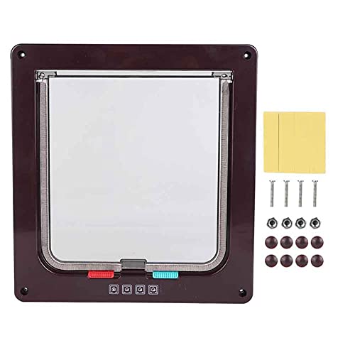 Porta Com Fechadura para Gatos, Porta de Entrada para Animais de Estimação, à Prova d'água para Por