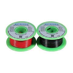24 Gauge PVC Solid Wire red and black