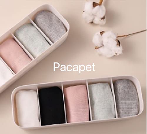 Pacapet メンズ靴下 5足セット 消臭抗菌 吸水速乾 ショート 