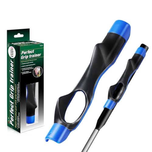 Hruiyl Right-Handed Golf Grip Trainer Blue