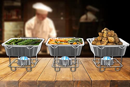 image for Pelto Chafing Dish Buffet Set, Half Size, Disposable Catering Supplies