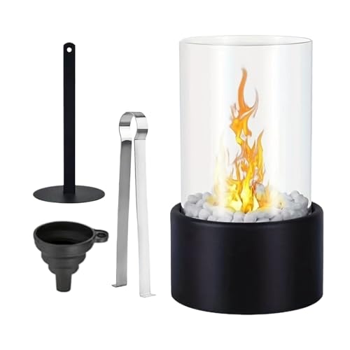 Mini Caminetto - Lampada Decorativa Ad Alcool, Bruciatore A Fiamma Portatile A Bioetanolo, Fuoco Da Tavolo, Ornamento Compatto Per Il Riscaldamento Interno, Elegante Display Della Fiamma Ambientale |