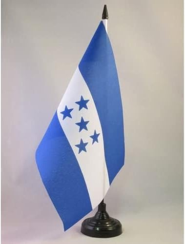 Miniatura 194 de Bandera de mesa Colombia 5'' x 8'' - Bandera de escritorio colombiana 8.3 x 5.5 in - Barra y base de plástico negro - AZ FLAG