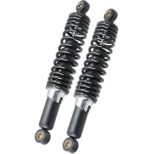 1 Pair 320mm Silver Chrome Universal 12.5 Rear Shock Absorbers Replacement for Suzuki XL 883 1200 90cc 110cc 125cc 150cc Go Kart Quad Dirt Sport Bikes ATV