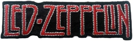 Led Zeppelin Red Patch Badge Embroidered Iron on Applique Patch ...