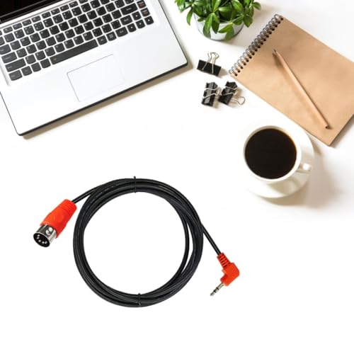 Cable adaptador Jack 3.5mm a DIN 5PIN 1.5m ángulo 90° miniatura 2