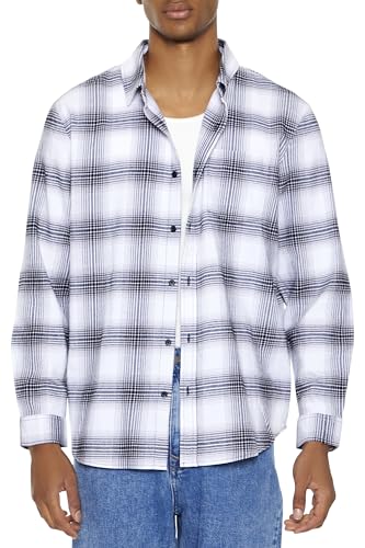 Chemise en flanelle à carreaux style bûcheron pour homme Forever 21