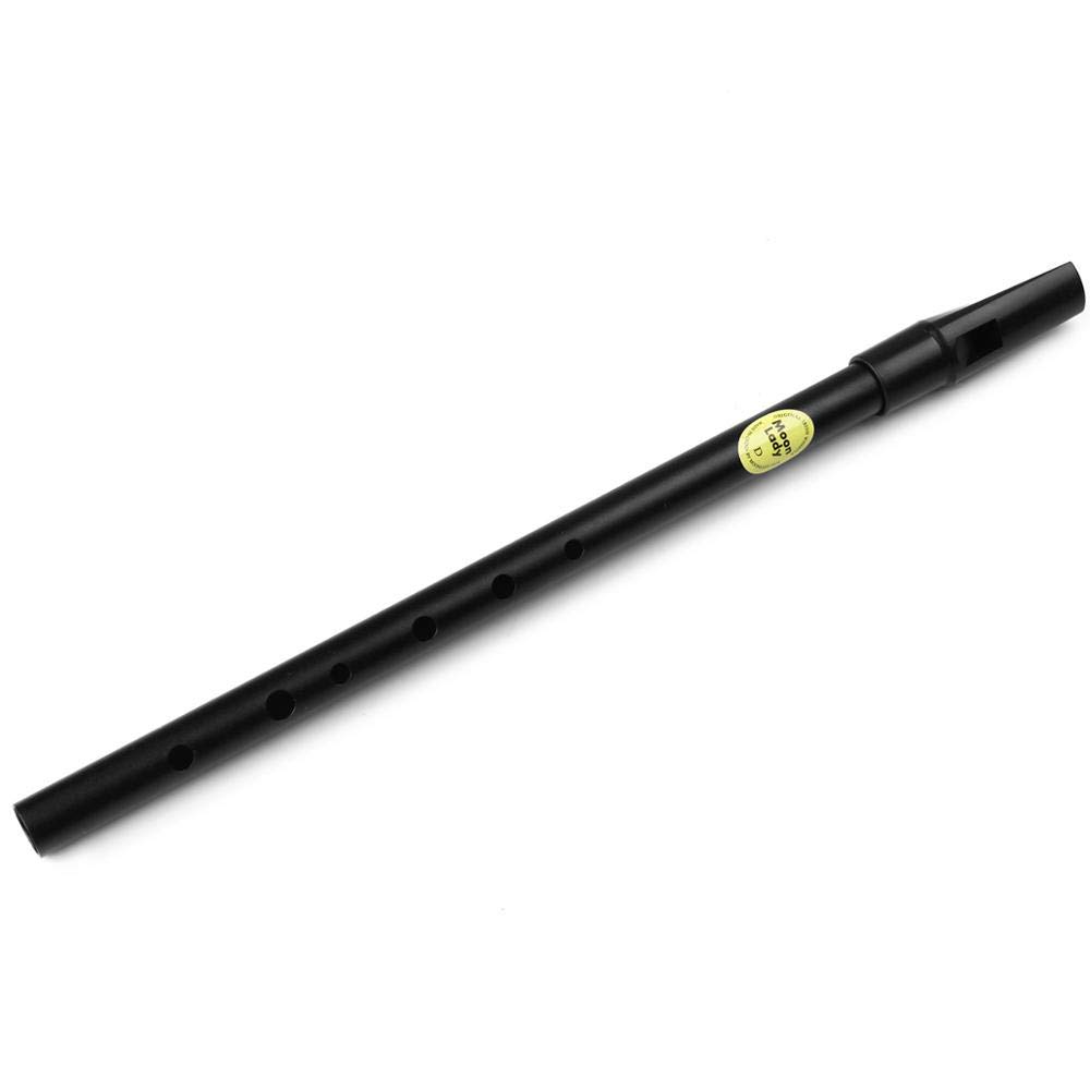 D-Schlüssel 6-Loch-Metallflöte Irish Tin Whistle Flute Irish Woodwind Mini Pocket Bamboo Whistle (Color : D Key Grey)