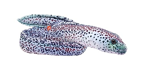 Anguille poivrée en peluche Wild Republic de 137 cm avec rembourrage recyclé