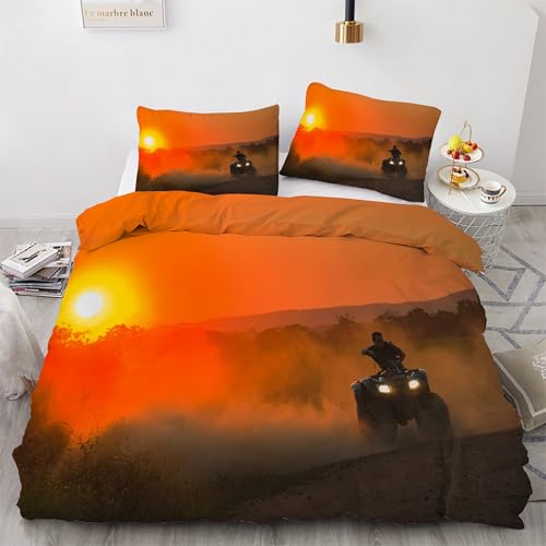 Ensemble de literie 3 pièces en microfibre douce motif désert durable - 2