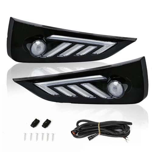 Feux anti-brouillard auto LED DRL antibrouillard clignotants 12V