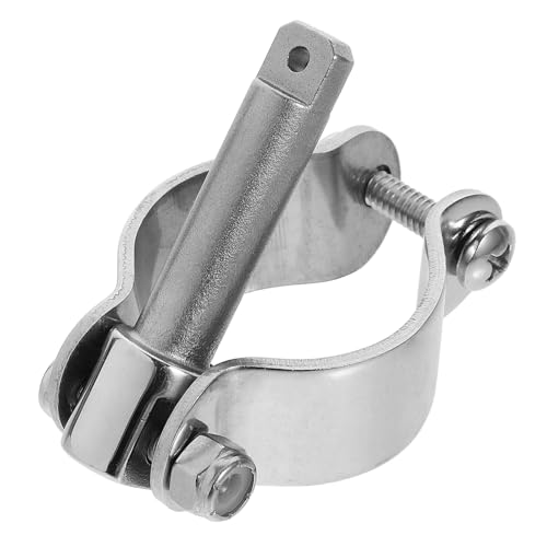 HANABASS Stainless Steel Oar Holder Kayak Paddle Mount Base Easy Install Kayak Paddle Holder