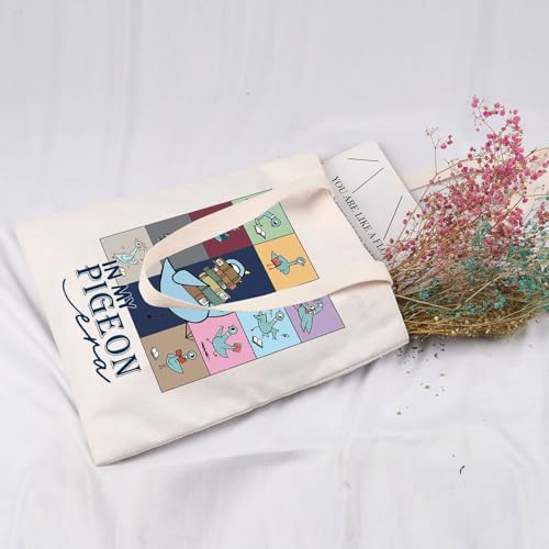 Bolsa Tote temática Pigeon Teacher para amantes de pájaros miniatura 6