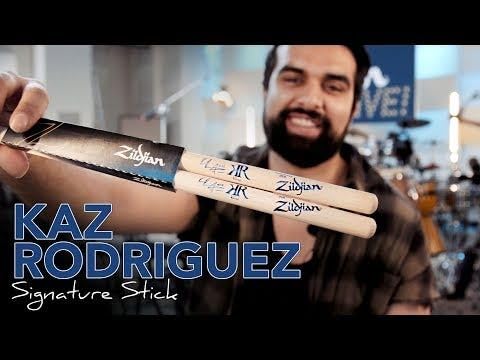 Zildjian Kaz Rodriguez Artist Series Drumsticks (ZASKR), black - Image 2