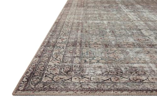 Loloi Amber Lewis Georgie Collection GER-10 Moss/Bark 5'-0" x 7'-6", .19" Pile Height, Area Rug