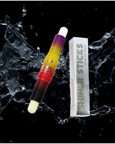 Image of SHINER STICKS Dual-colored Applicator Athletic Sunscreen Sticks, 14 Colors, SPF30 UVA & UVB Protection, Water-Resistant, Moisturizer, Glare Reduction, Easy application & removal (White & Sheer)