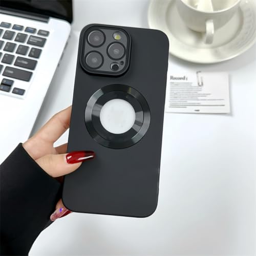 Film objectif et coque antichoc Magsafe noire pour iPhone 14 Pro Max