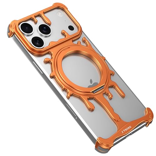 IPhone 17 / 17 Air / 17 Pro / 17 Pro Max Ή t[Xt[P[XA360°]OX^hACACgAM I[vGbW^fUC(Orange,17 Pro Max)