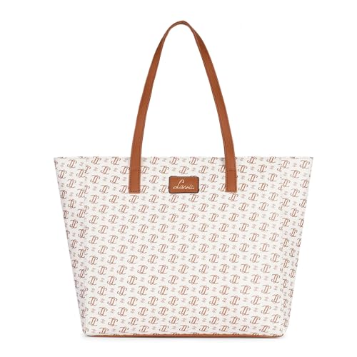 Image of Lavie Women's Miranda Monogram LL Print Tote Bag | Ladies Purse Handbag