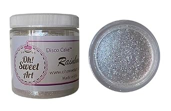 RAINBOW 4 OUNCES 4 OZ Disco Cake cakes, cupcakes, fondant, decorating, dust, cake pops By Oh! Sweet Art ...