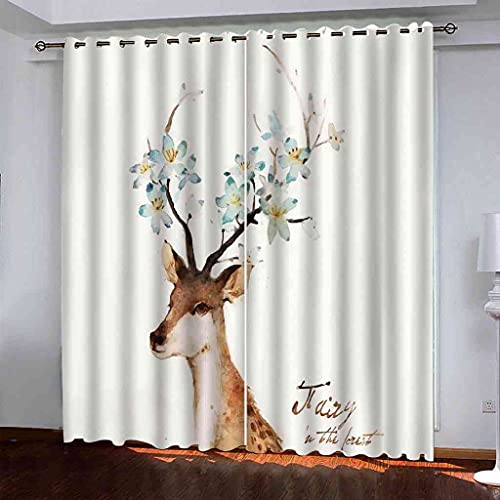 Rideau chambre occultant bleu 200x160 isolant thermique - 2