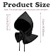 BSITSSS Warme Kapuzenschal 2 in 1, Multifunktionale Schalmütze Damen, Modisch Weiches Balaclava Damen, Schal mit Kapuze mit Kordelzug, Mützenschal für Outdoor-Sportarten